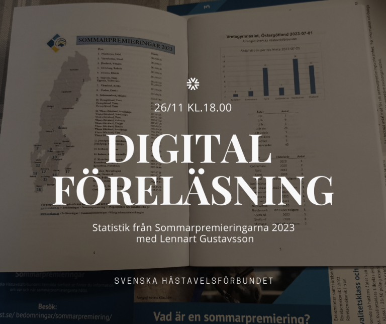 Digital föreläsning – statistik