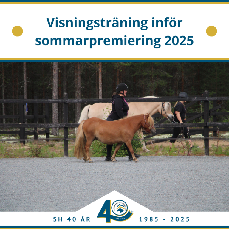 Visningsträning inför sommarpremiering