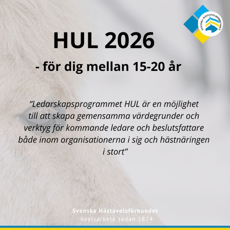 Anmälan öppen till HUL steg 1
