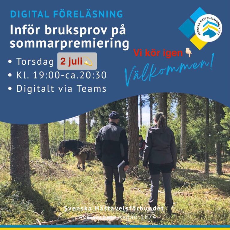 Vi kör igen- om bruksprov på SP